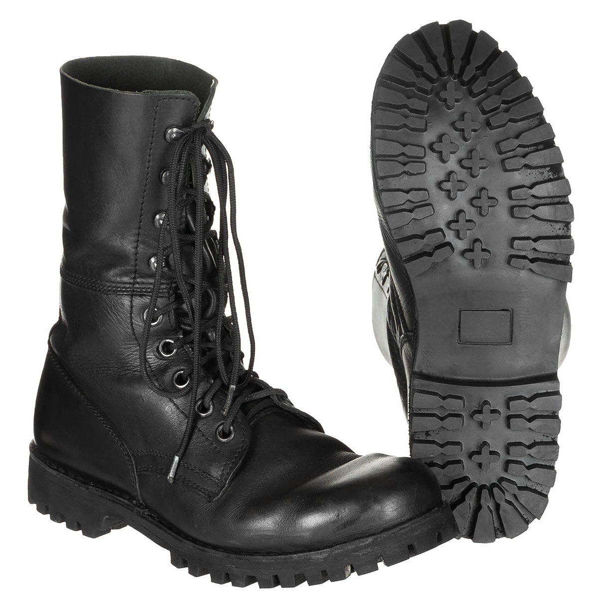 Österr. BH Kampfstiefel, ungef., gebr., "SOHLE NEU"